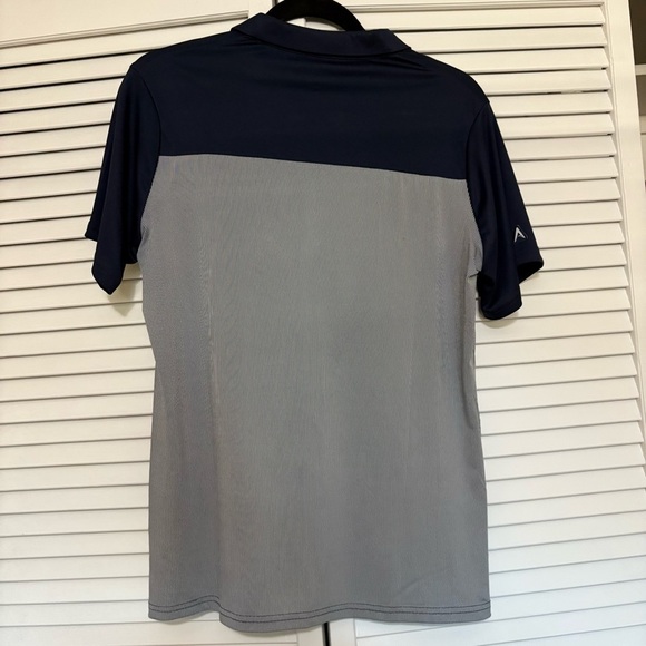 Women's Navy and Gray Golf Polo - Picture 3 of 3